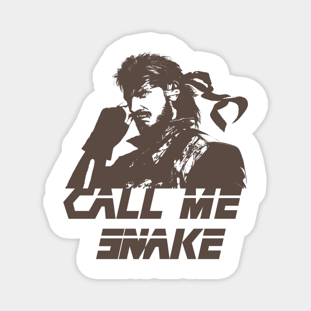 call me snake Magnet by horrorshirt