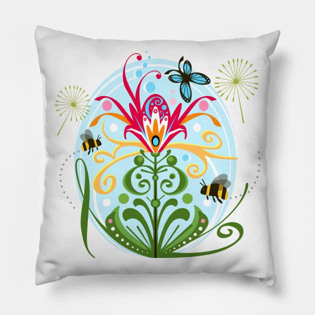 Flower Pillow by AdrianaStore