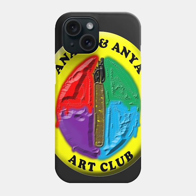 Anaya & Anya Art Club Phone Case by fancyartanaya