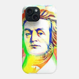 Adam Mickiewicz Colourful Portrait | Adam Mickiewicz Artwork 11 Phone Case