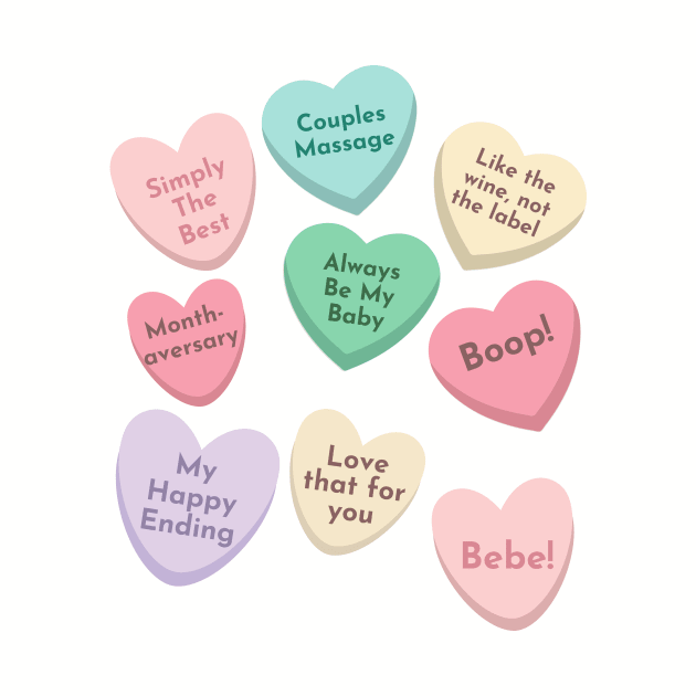 Creek Candy Conversation Hearts Valentines by WearablePSA