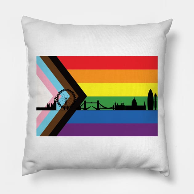 London Pride Pillow by TeawithAlice