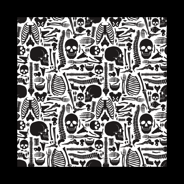 Skull Pattern by aquariart