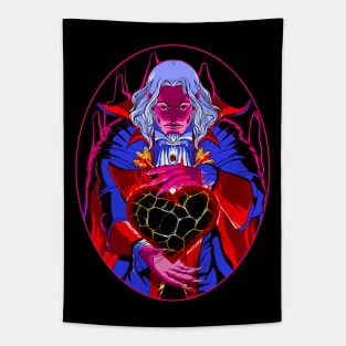 A Heart of Darkness (Retro Version) Tapestry