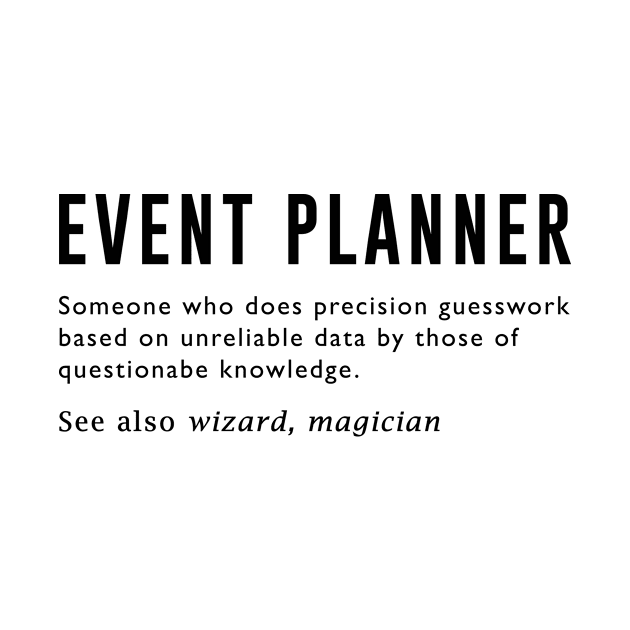 Event Planner by illusionerguy