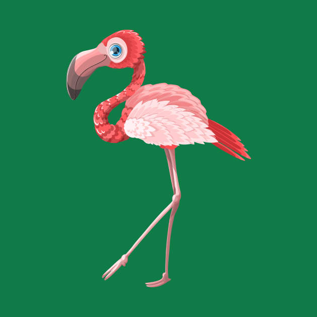 Pink Flamingo Artwork by PatrioTEEism