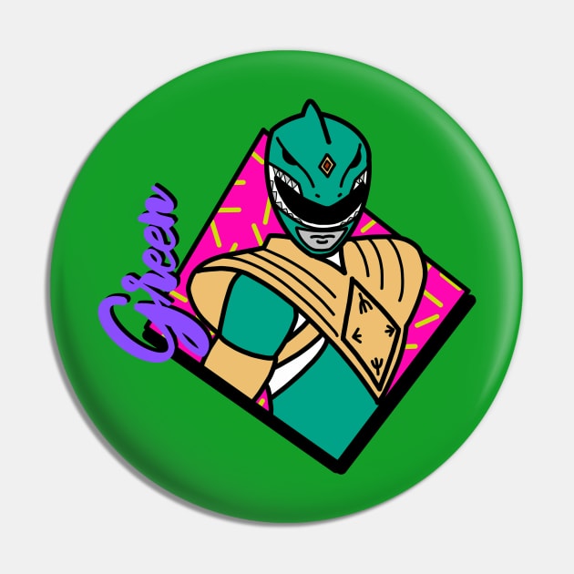 Green Ranger Pin by SimplePeteDoodles