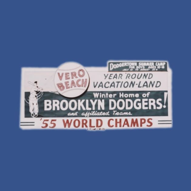 Vero Beach Vintage Dodgertown Billboard by Tdjacks1