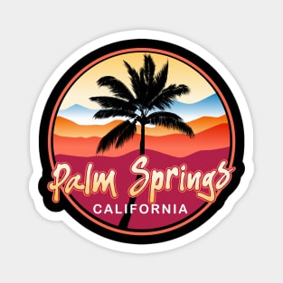 Palm Springs California Sunset Vacation Holiday Gift Magnet