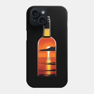 "Sun-Kissed Elegance: The Dance of Glass at Dusk" Phone Case