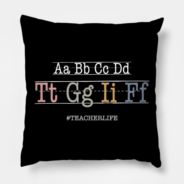 TGIF Teacher Shirt tgif cursive Friyay Teacher Shirt 4k tshirt teacher gifts friyay t-shirt Pillow by OutfittersAve