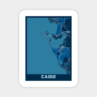 Cadiz - Spain Peace City Map Magnet