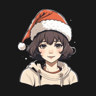 Anime christmas waifu T-Shirt