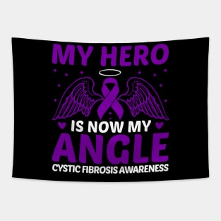 My Hero Is Now My Angle Cystic Fibrosis Awareness Tapestry