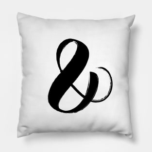 Ampersand symbol Pillow