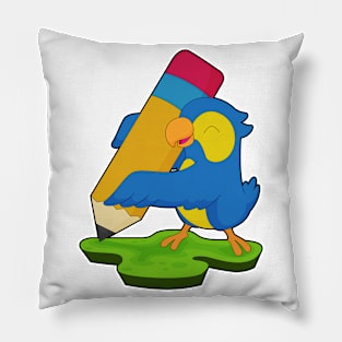 Parrot Pupil Pencil School Pillow