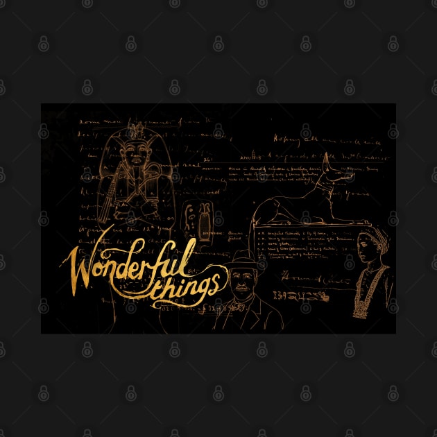 Wonderful Things - King Tut & Howard Carter (DARK) Mask by CRWPROD