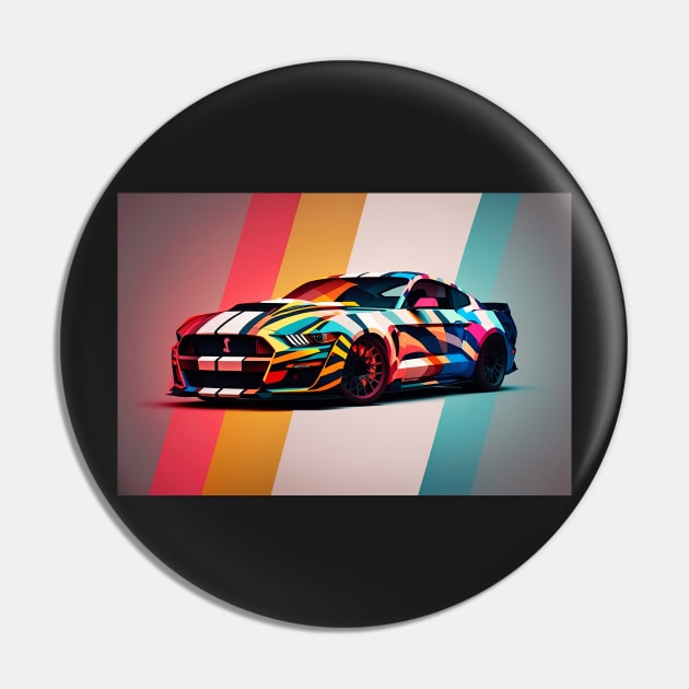 Exotic Car - Cobra - 2 Pin by PixelPusherArt