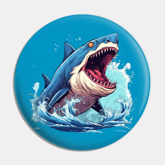 SHARK AND JAWS COLORED CARTOON STYLE, BONNY Pin by SHAKIR GAUTAMA 