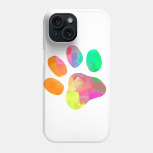 ABSTRACT Paw Print Phone Case