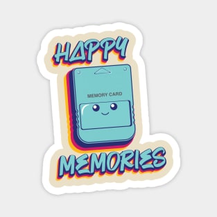 Happy Memory Card Magnet