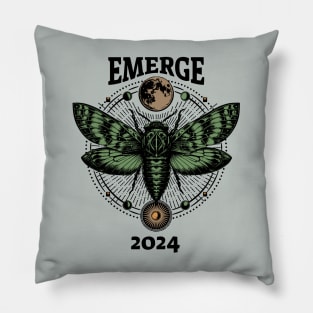 Emerge 2024-Celestial Cicada Pillow