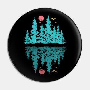 Forest Reflection Lake Pin