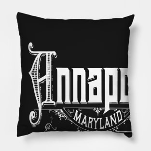Vintage Annapolis, MD Pillow