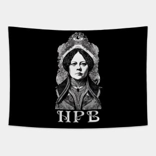 Madame Helena P Blavatsky Esoteric Art Nouveau Design Tapestry