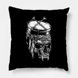 Drum Snare Skull-Metal-Rock-Music Pillow