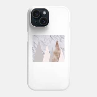 Abstract marble mountains Phone Case