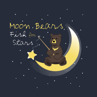 Moon Bears Fish for Stars T-Shirt