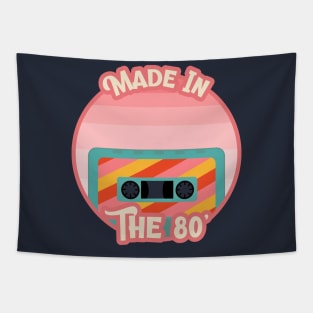 Made In The 80's / Cassette Tape / Retro Design / Tape Tapestry