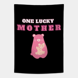 Funny One Lucky Mother design Tapestry