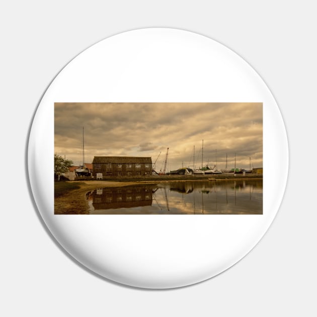 Tollesbury Harbour Boat Shed Pin by Nigdaw
