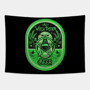 Green Witch Potion Beer Tapestry