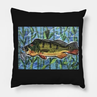 Peacock bass a catchin’ Pillow