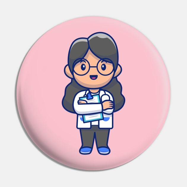 Cute girl doctor cartoon Pin by Catalyst Labs