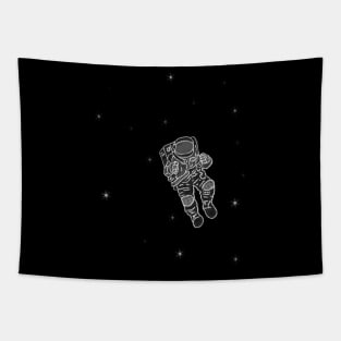 Astronaut Drifting Tapestry