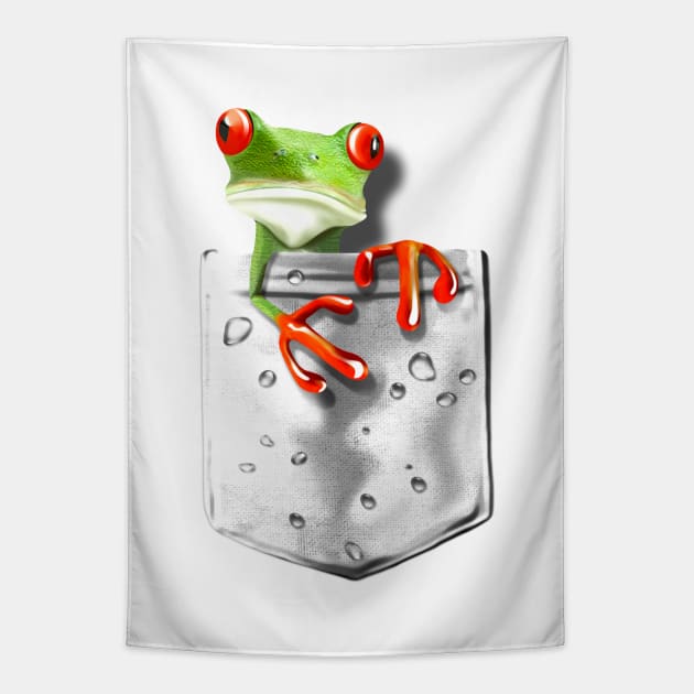 Pocket Frog Tapestry by Artizan