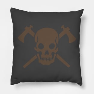 Skull Tomahawk Pillow