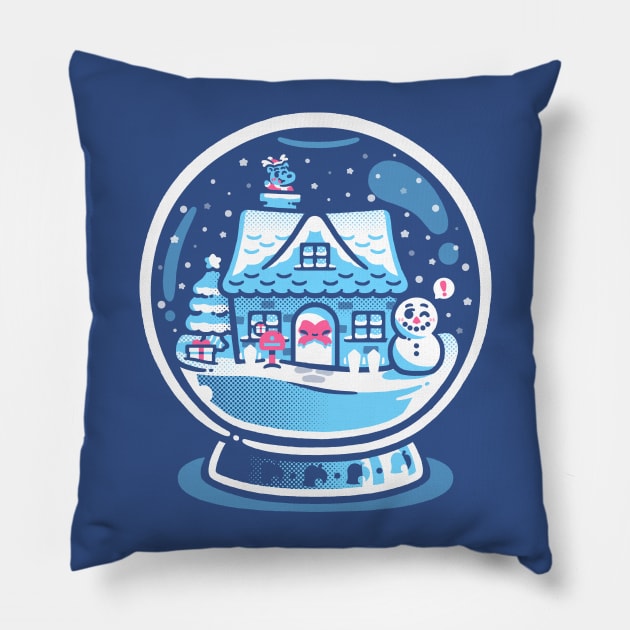 Snowy Day Pillow by Minilla