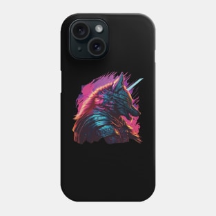 Samurai wolf Phone Case