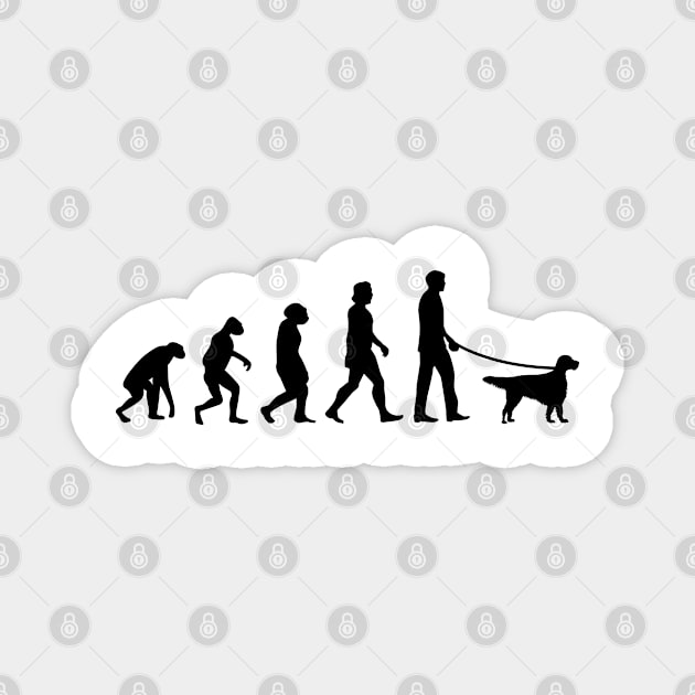 English Setter Evolution Magnet by favoriteshirt