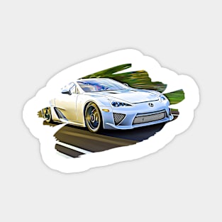 LFA Race Art Print Magnet