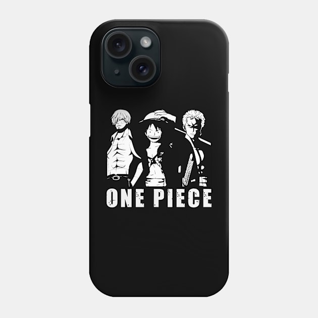 ONE PIECE T-SHIRT FUN T-SHIRT PO05 Phone Case by Huko