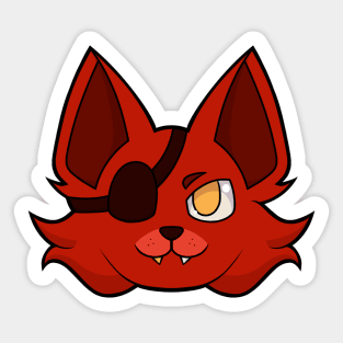 Foxy The Pirate Fox (FNaF Movie) Sticker for Sale by chickoless