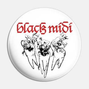 Black Midi demons Pin