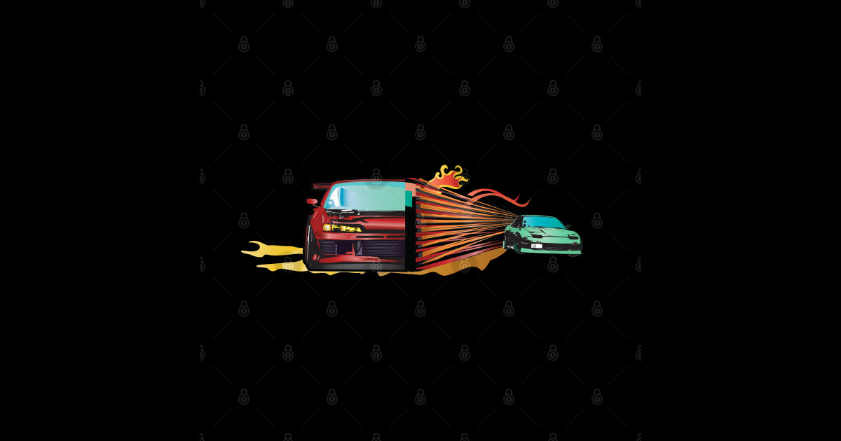 Drifting Car Drifting Sticker Teepublic