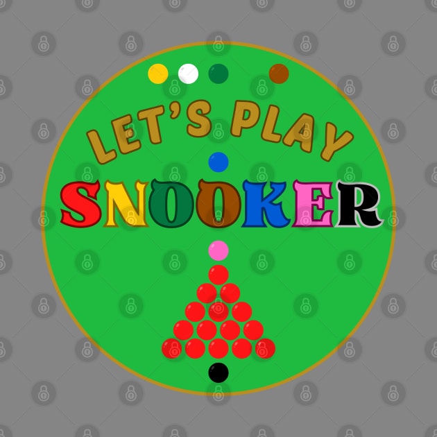 Lets Play Snooker Balls Snooker Lover 3 by jr7 original designs